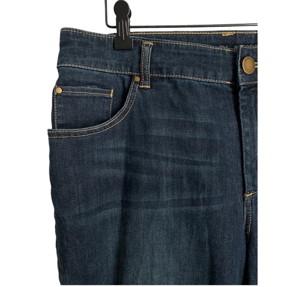 Chico's Women's Jeans Size 2 (Large) Platinum Dark Wash Cotton Blend Stretch - Picture 2 of 5